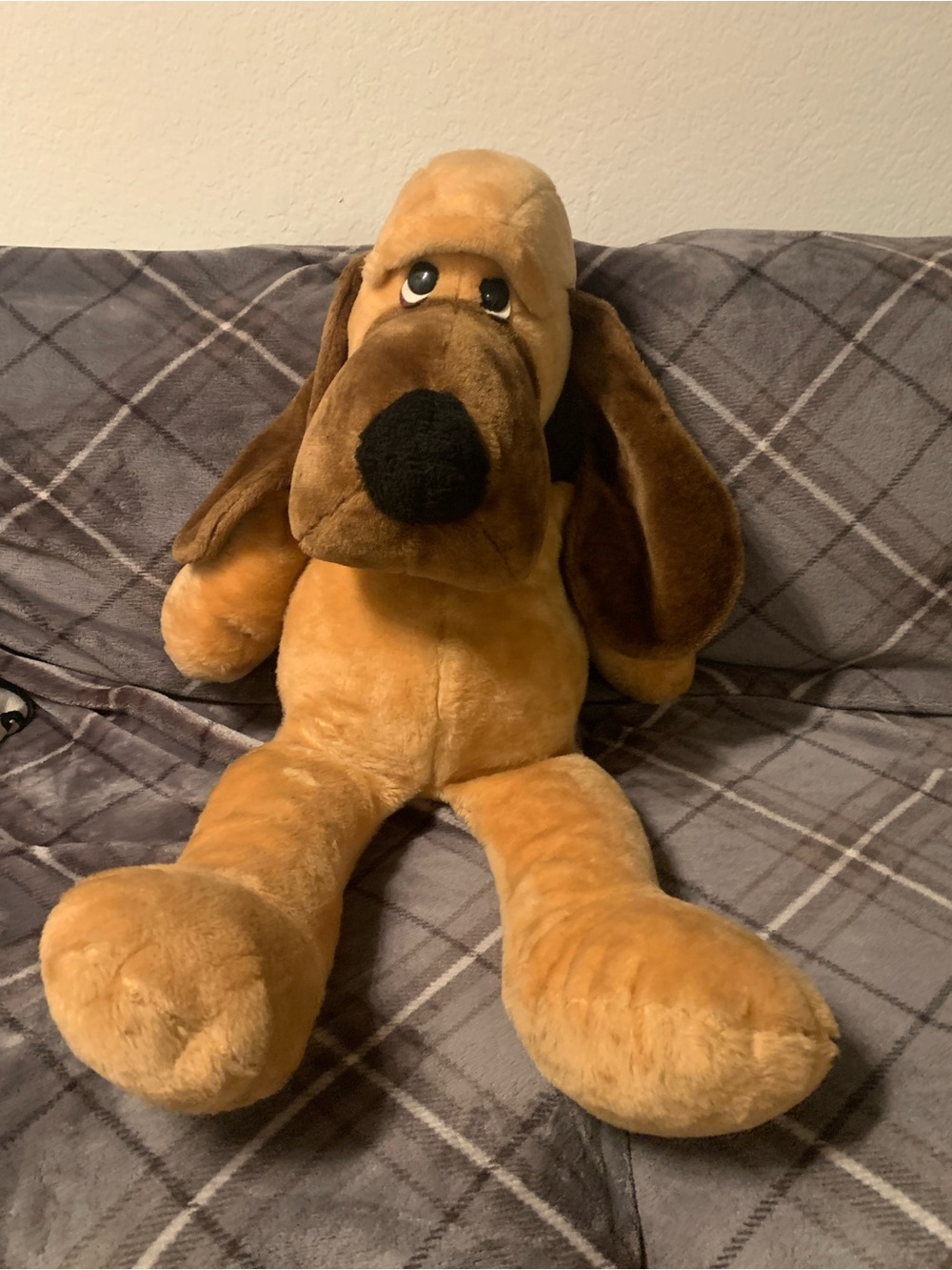 Vintage Doogan The Hound Dog Plush Stuffed Animal Toy Animal Fair
